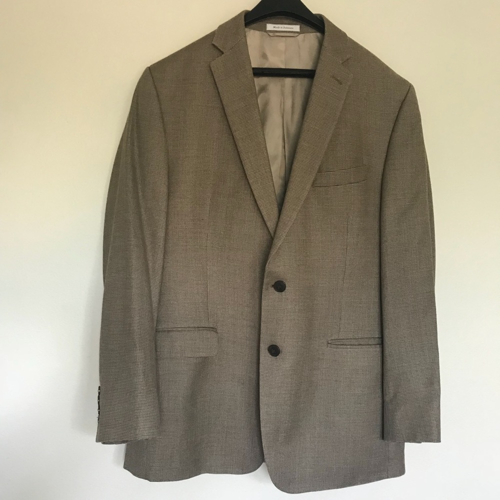 Calvin Klein • Tan Sports Jacket / Blazer 41R